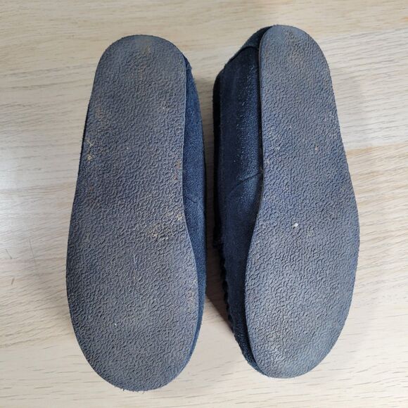 Polo Ralph Lauren Suede Boys 1 Pony Moccasin Toddler Desmond Moc Logo Shoe Navy - Picture 8 of 8